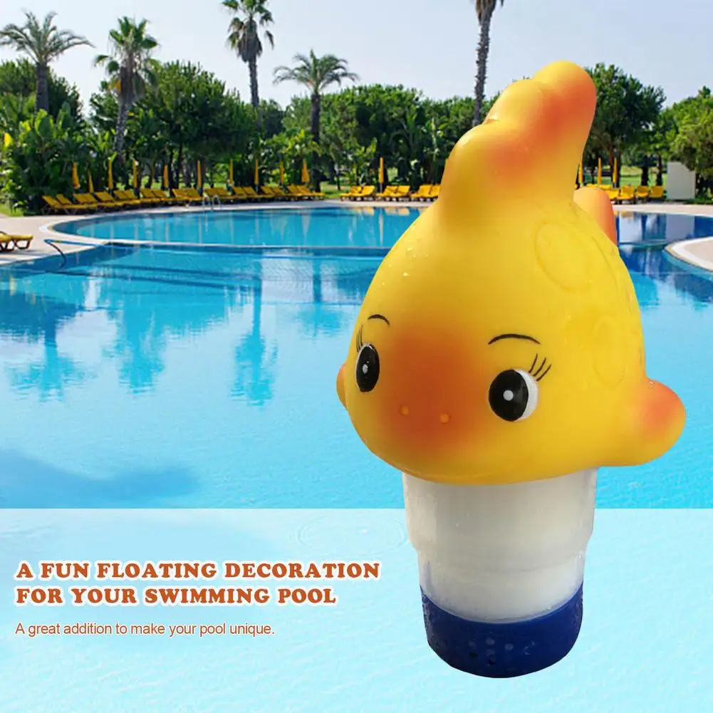 

Goldfish shape dosing device Swimming Pool Floating Chlorine Dispenser Fish Floater medicine box Swimming pool dosing device