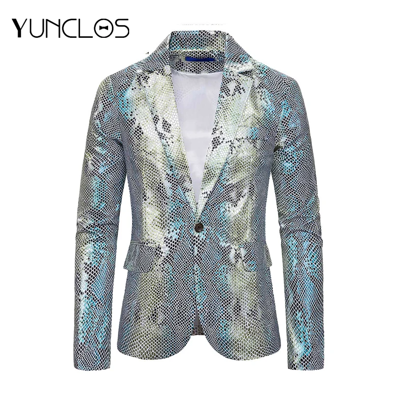 Новинка Мужской Блейзер для свадьбы и куртки вечеринок европейский размер