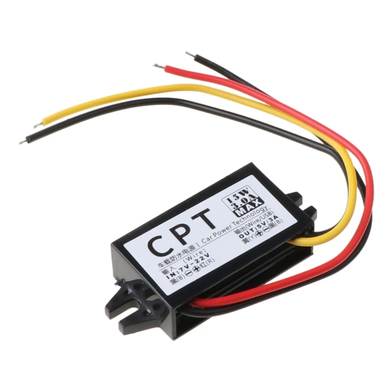 

2021 New DC/DC Converter Regulator 12V To 5V 3A 15W Car LED Display Power Supply Module