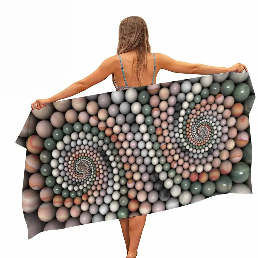 HELENGILI камень микрофибра полотенце для пляжа бассейна портативный Быстросохнущий