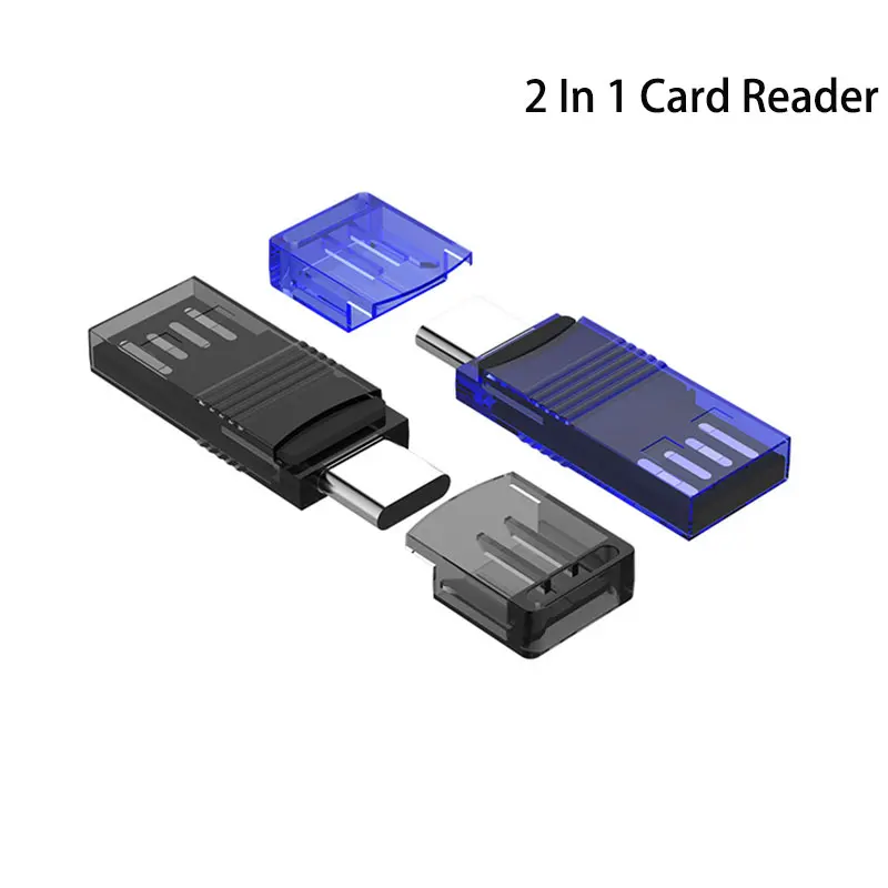 

2 в 1 кардридер USB 3,0 и USB Type C для Micro TF кардридер OTG адаптер