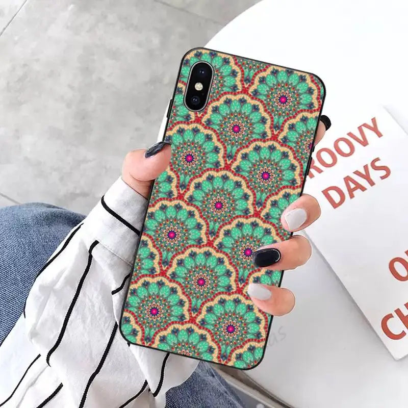 

African style fabric print Phone Case for iPhone 11 12 pro XS MAX 8 7 6 6S Plus X 5S SE 2020 XR