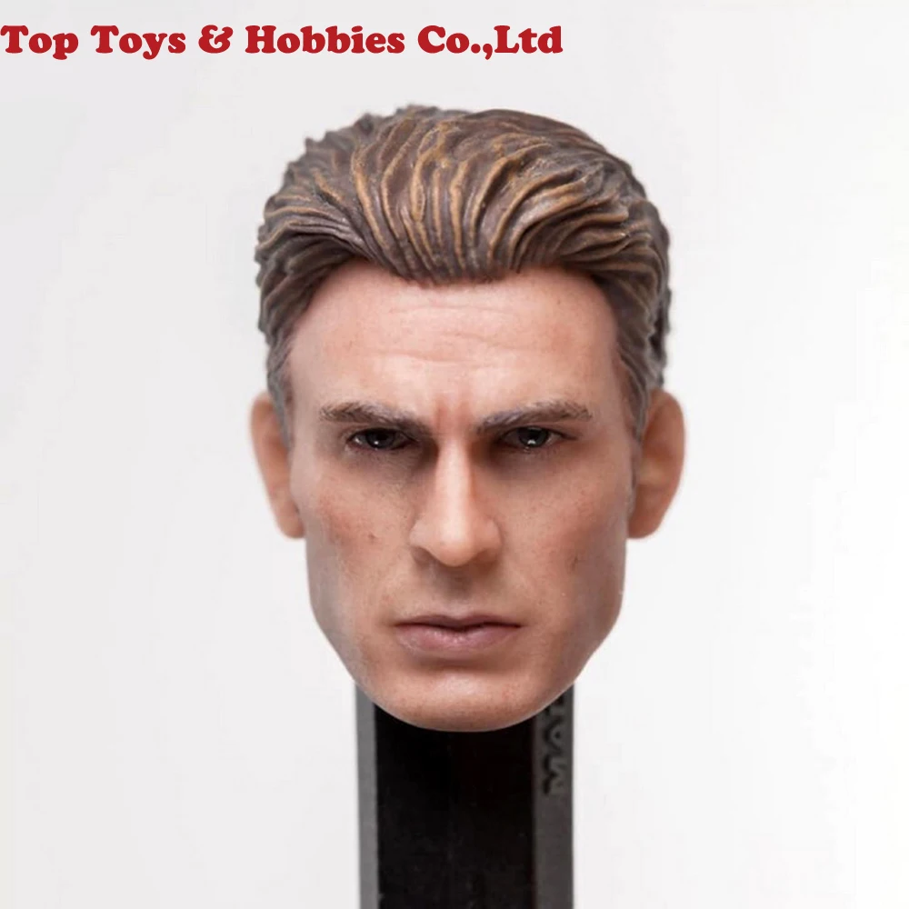 Steve Head Sculpt 1/12 Капитан Америка Steve Rogers голова скульптура подходит для SHF 6 ''экшн-игрушки; Железный человек Tony Stark фигурка модель аксессуар - Цвет: Steve Head Sculpt