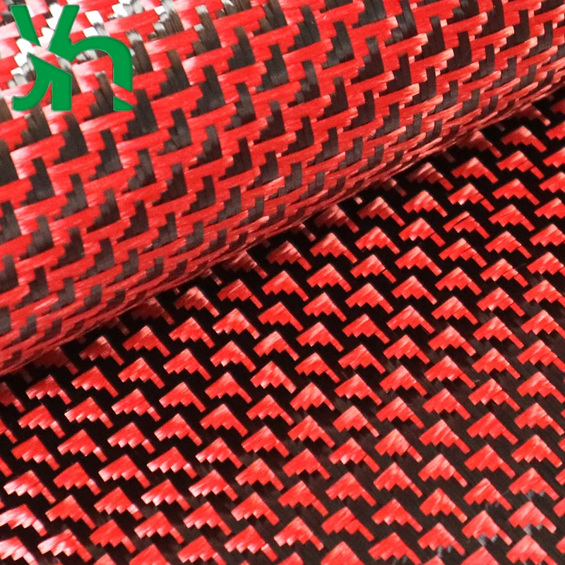 3K280g граммовый красный узор «гусиная лапка»/ткань из углеродного волокна с текстурой самолета, гоночные автомобили, велосипеды и украшение поверхности из углеродного волокна