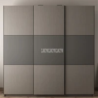 bk w01 2mx2m modern style wardrobe 3 side door design louis fashion simple wood storage combination wardrobe simple installation