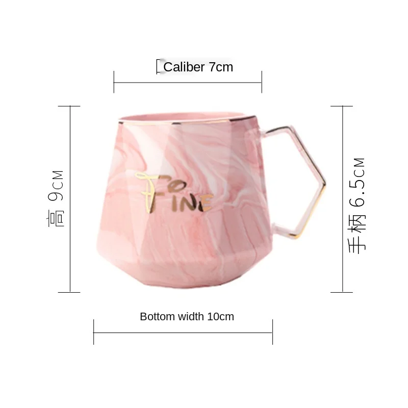 Fun Frevent Подарочная коробка Европейский роскошный современный дизайн кружка