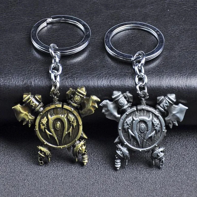 Новый дизайн 3D брелок для ключей с символами игры WOW этническими знаками знаком