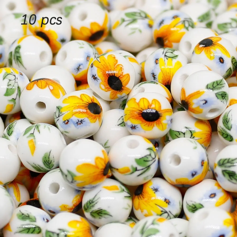 10pcs 100 шт/партия квадратные деревянные бусины Алфавит буквы номер DIY Бусины Подвески для изготовления ювелирных изделий Neacklace аксессуары Горячая - Цвет: 10pcs