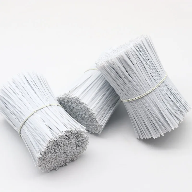 100/1000pcs PE пластиковый нос для проволоки DIY маска лица с одинарным сердечником