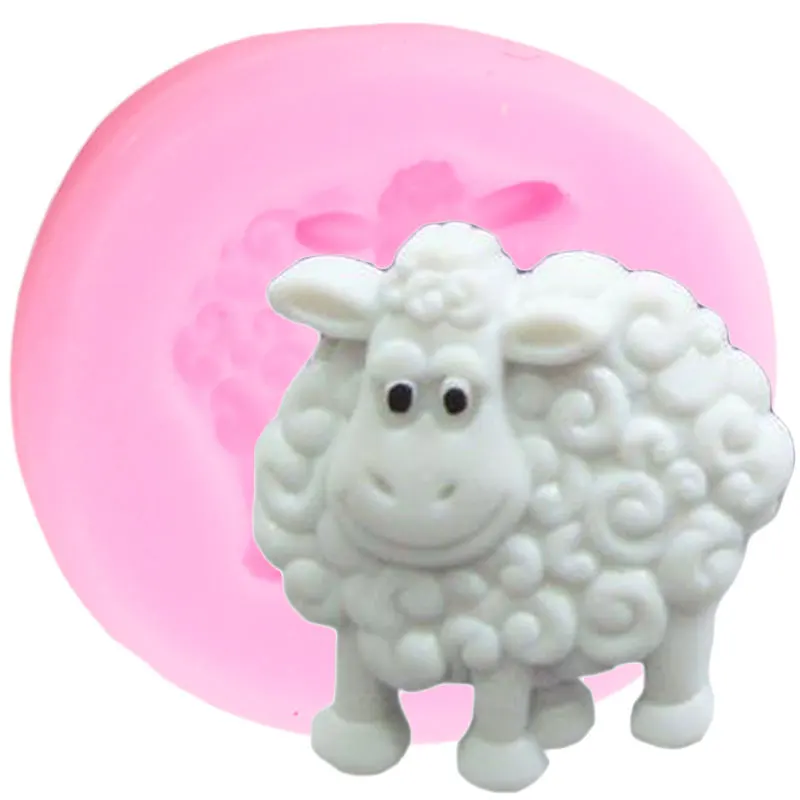 Овец силиконовые формы 3D Животные форма для шоколадного фондана детский наряд