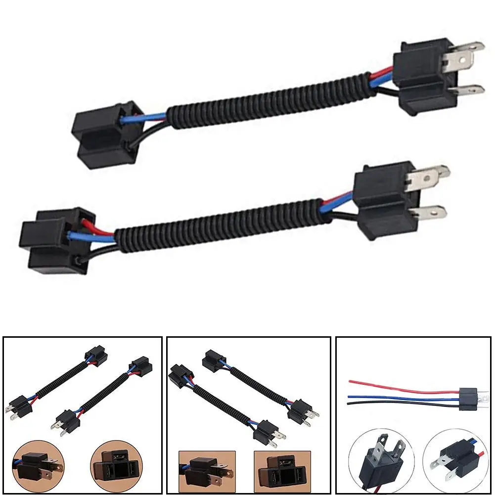 

2Pcs Brand New H4 9003 To H13 9008 Adapter Headlight Conversion Wiring Harness Socket Plug Connector Adapters Wire Harness