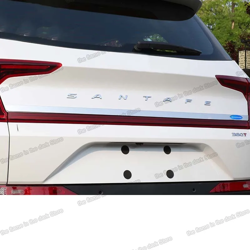Полоса багажника из нержавеющей стали Lsrtw2017 для Hyundai Santa Fe 4 го поколения 2019