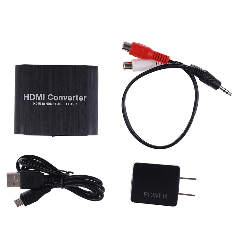 HDMI аудио экстрактор 4K 60 Гц 5 1 ARC в оптический Toslink SPDIF 3 мм стерео конвертер