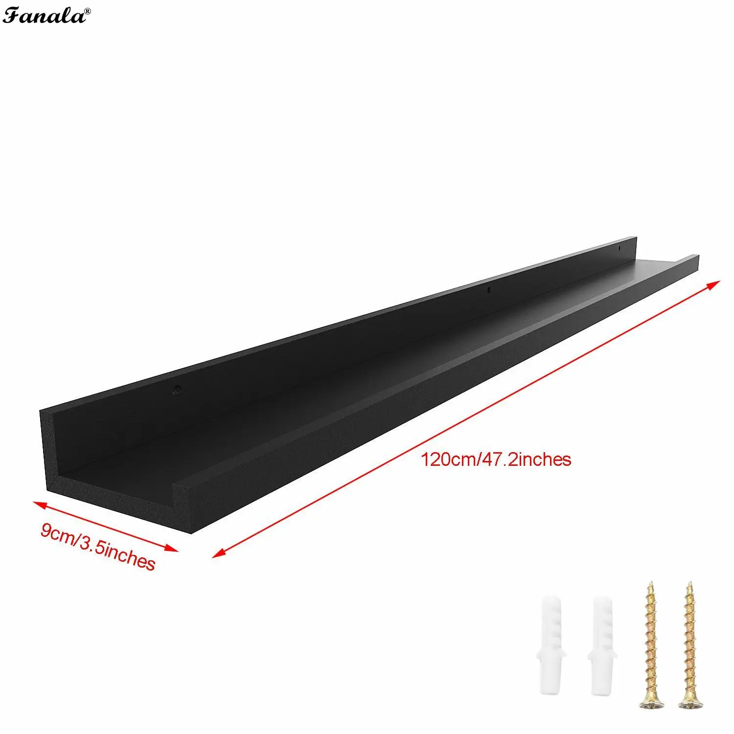Современный Дизайн Плавающая картина дисплей карниз Полочка с настенным