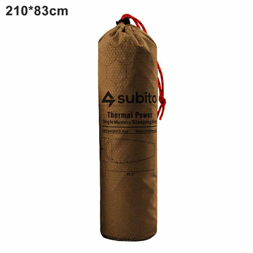 

Outdoor Life Emergency Sleeping Bag Thermal Keep Warm Waterproof Mylar First Aid Emergency Blanke Camping Survival Gear
