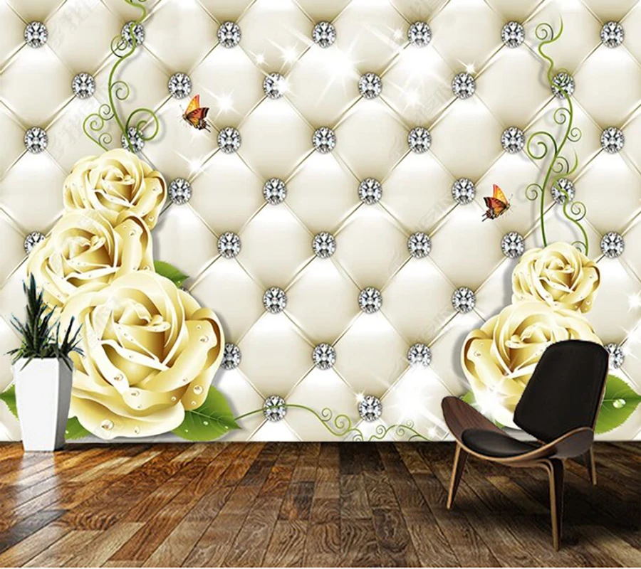 

Обои Papel de parede 3d в мягпосылка упаковке, Роскошные Настенные украшения для гостиной, телевизора, спальни, бара, КТВ