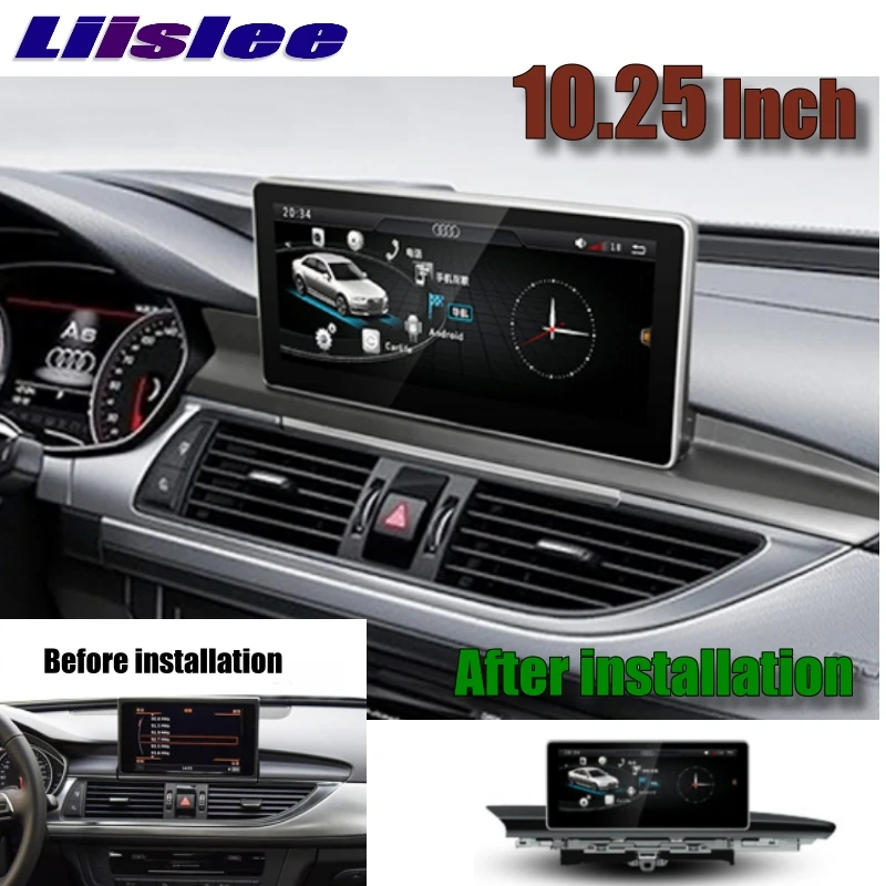 Автомобильный мультимедийный плеер Liislee NAVI для Audi A6 A6L S6 RS6 C7 4G 2012 ~ 2018 оригинальная
