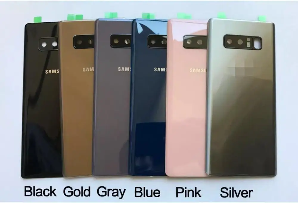 Note8 чехол на заднюю батарейку для samsung Galaxy Note 8 N950 N950F N9500 задняя крышка стекло +