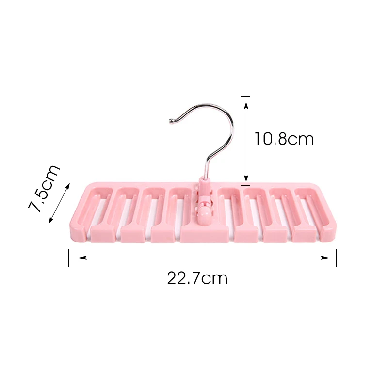 

Storage Rack Tie Belt Organizer Space Saver Tops Bra Rotating Hanger Holder Hook Type Rack