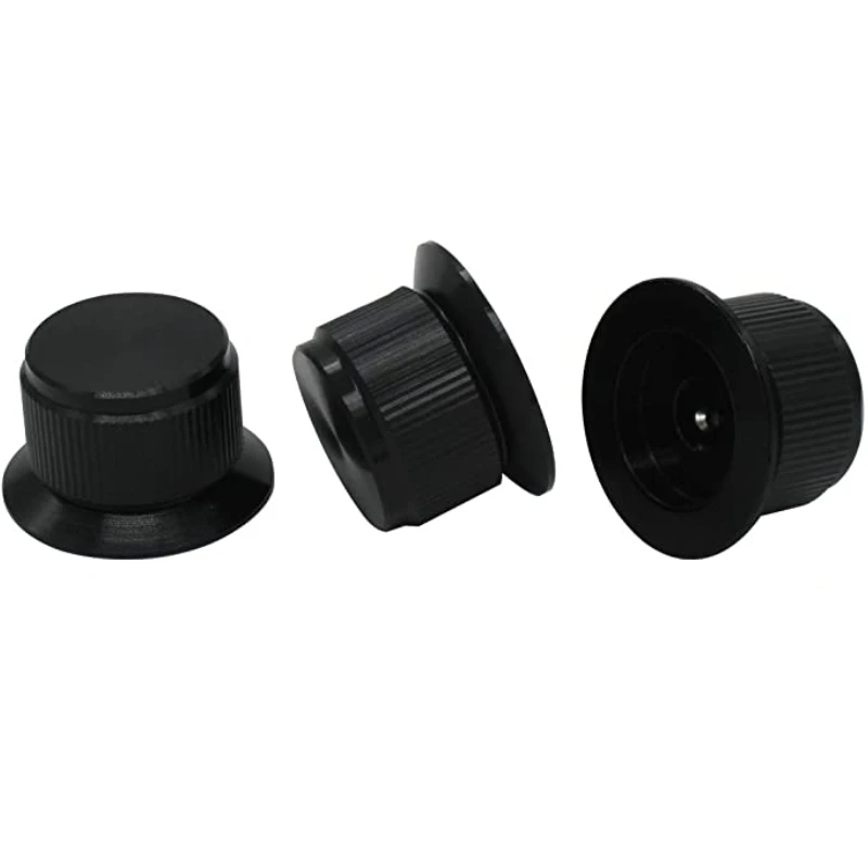 3 stücke silber aluminium legierung potentiometer drehknopf volumen audio elektrische gitarre bass schraube typ 24x145mm d h free global shi