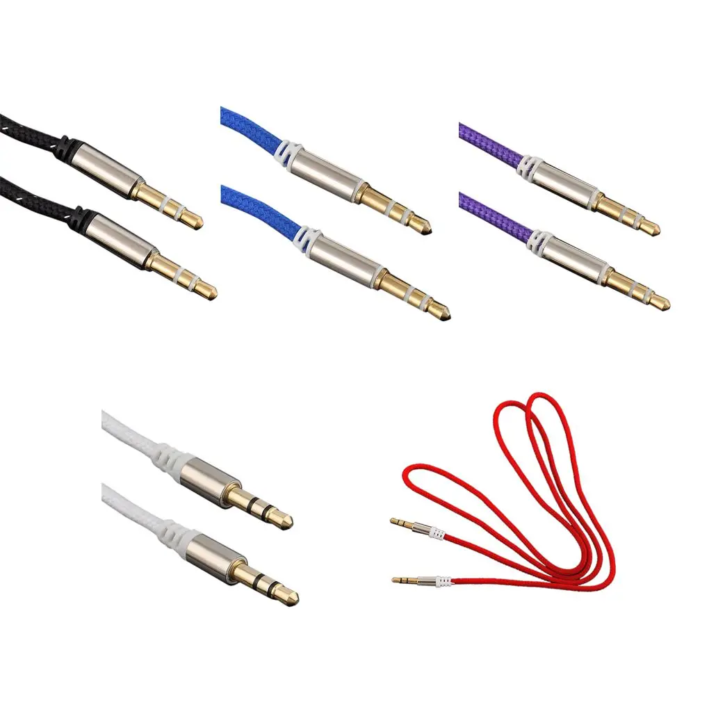 Аудиокабель со штыревыми соединителями на обоих концах 1 м автомобильный