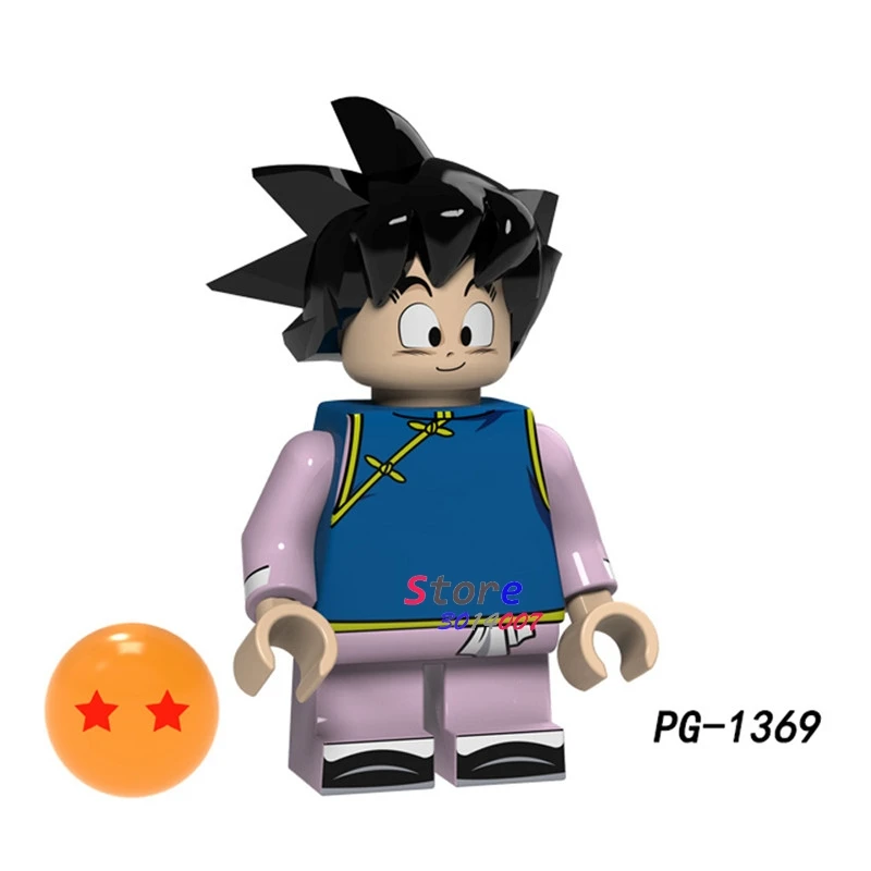 PG1369 Один строительный конструктор Dragon Ball Z Goku Gotenks Torankusu Tien Shinhan Android 18 лазурит Коллекция игрушек для детей - Цвет: PG1369
