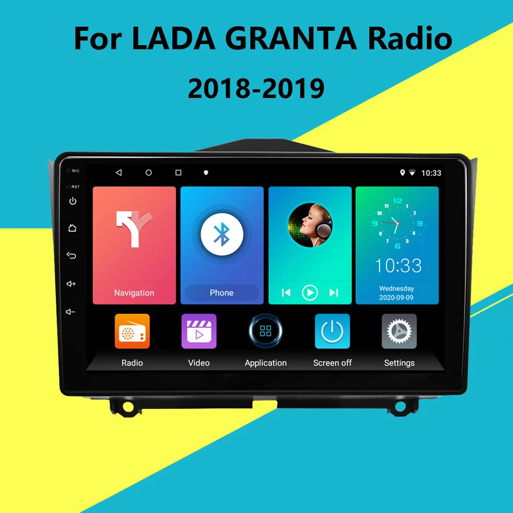 

For LADA GRANTA Radio 2018 2019 2 Din Android Car Radio USB GPS WIFI Car Multimedia Video Player Bluetooth Autoradio Head Unit