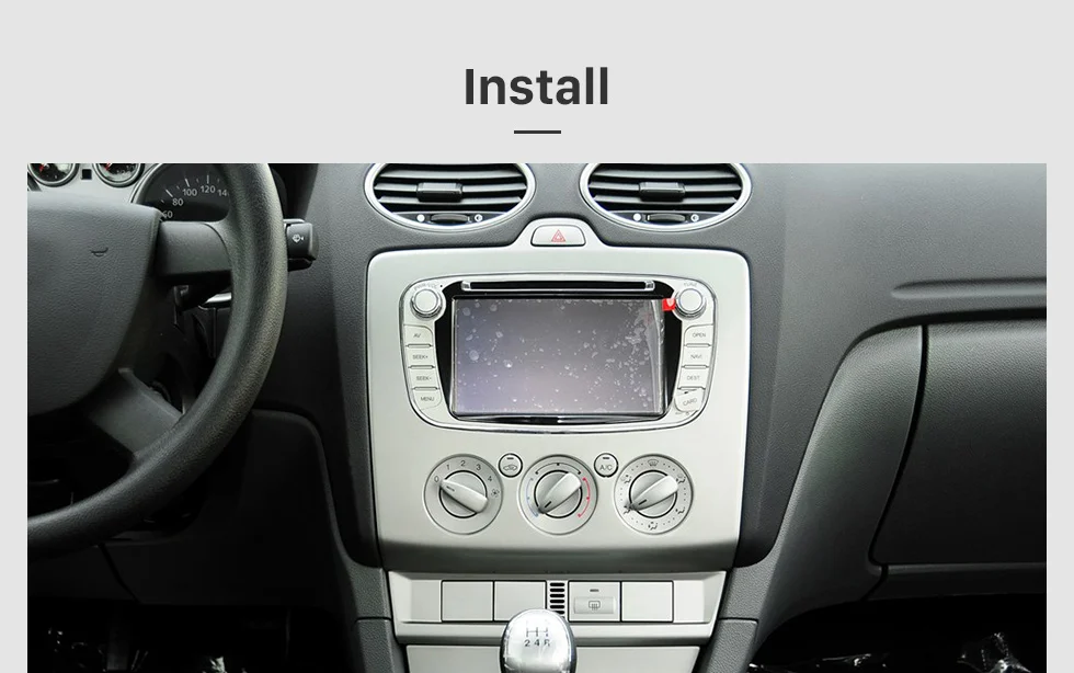 Seicane Оперативная память 2 Гб 4 ядра " 2din Android 9,1 автомобиль радио для Ford Focus 2 Exi MT 2 3 MK2/MK3 2004 2005-2009 2010 2011 gps головное устройство