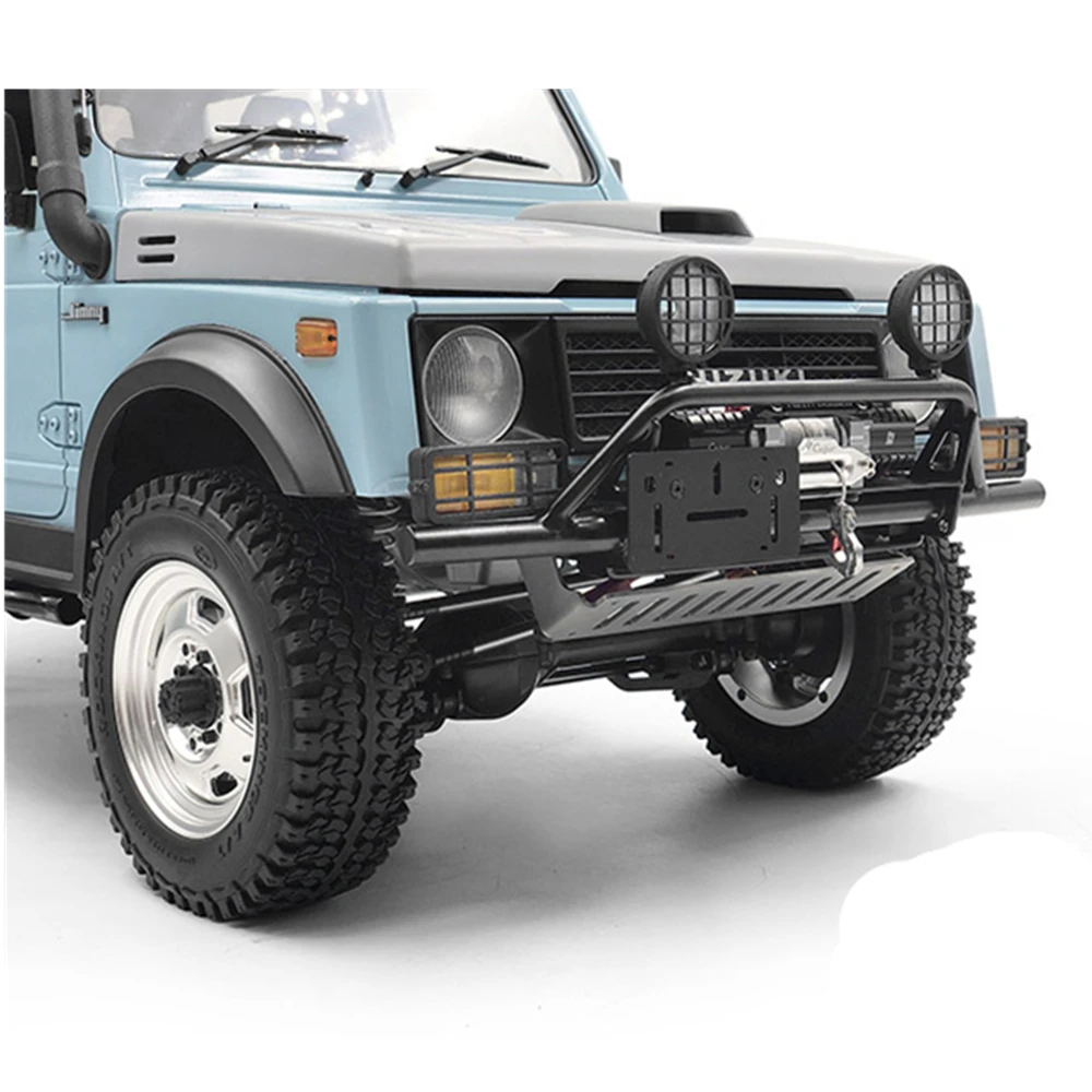 Труба из нержавеющей стали передний бампер для 1:6 CAPO Samurai Sixer1 Suzuki Jimny пульт