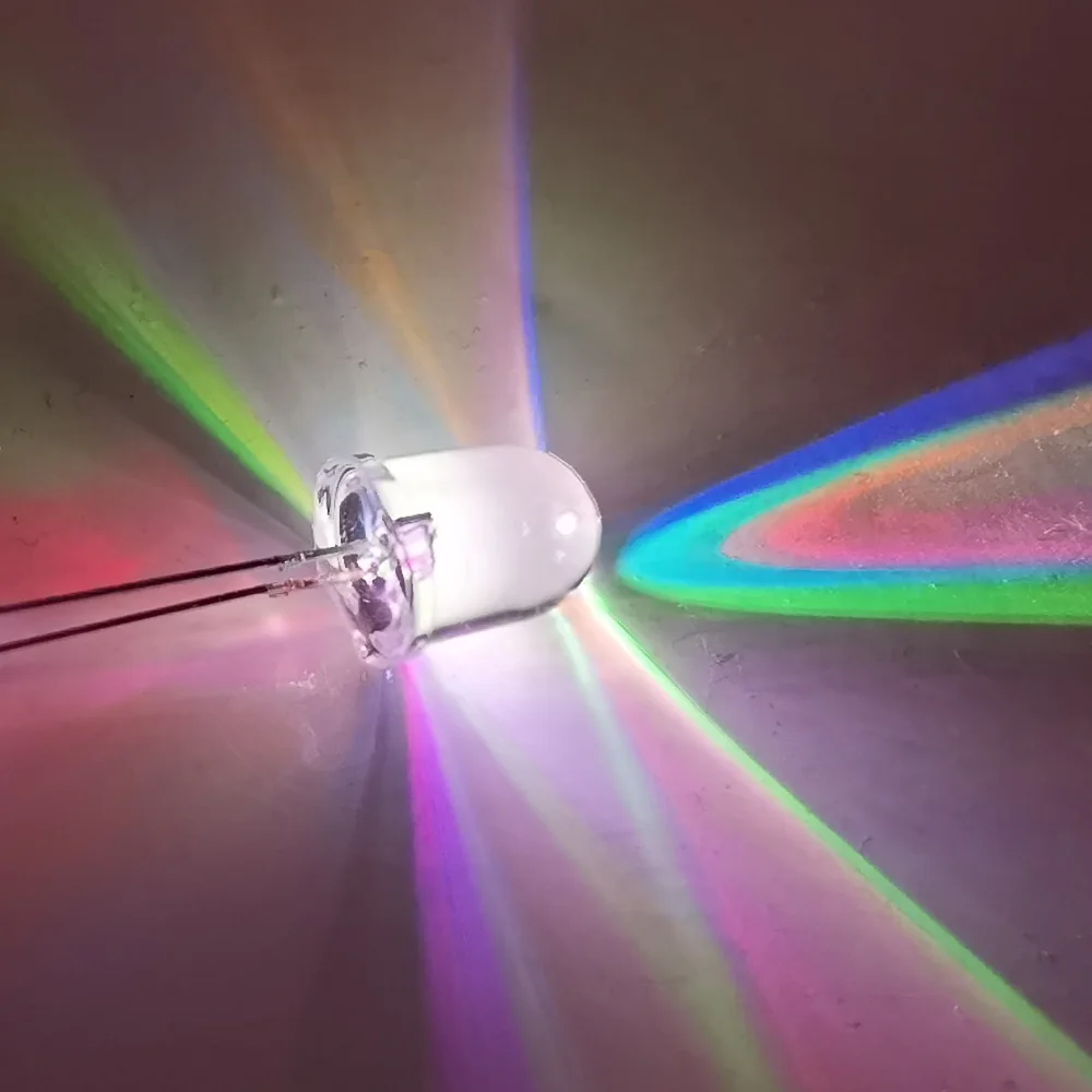 F10 10 мм/Медленный RGB светодиодной вспышкой красного зеленого и синего цвета