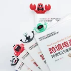 Креативная 3D забавная Закладка в коробке с животными-упаковка, милый мультяшный знак для детей, Обучающие Подарочные закладки