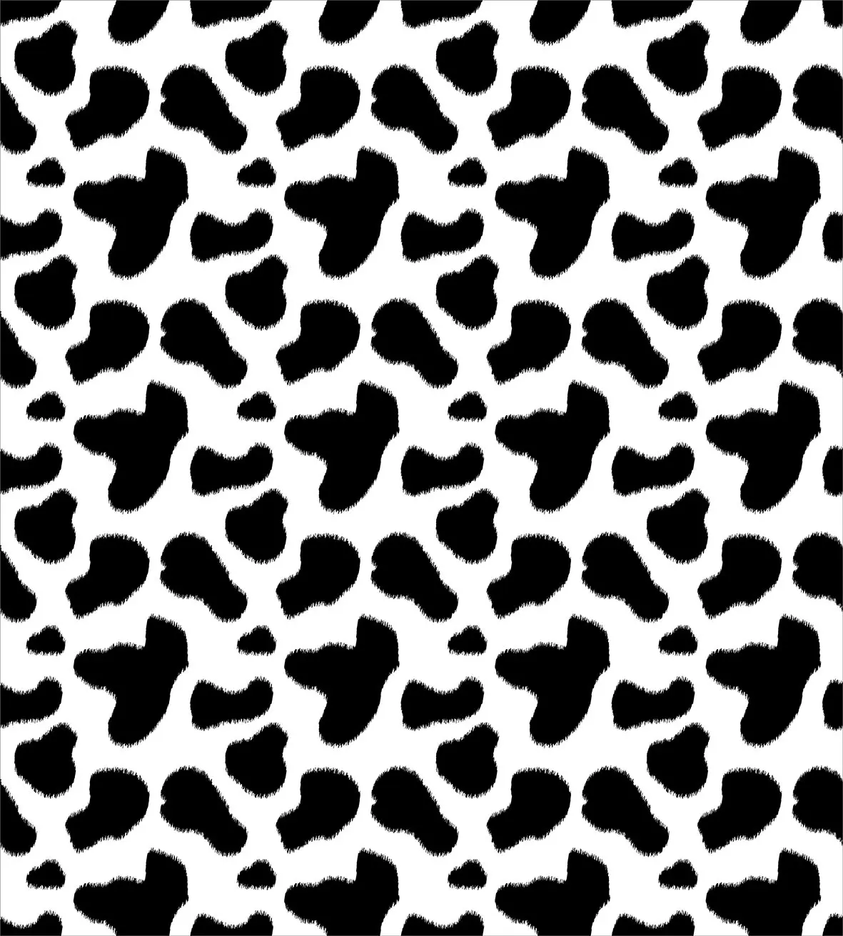 Набор пододеяльников с принтом коровы рисунок в виде шкуры черными пятнами