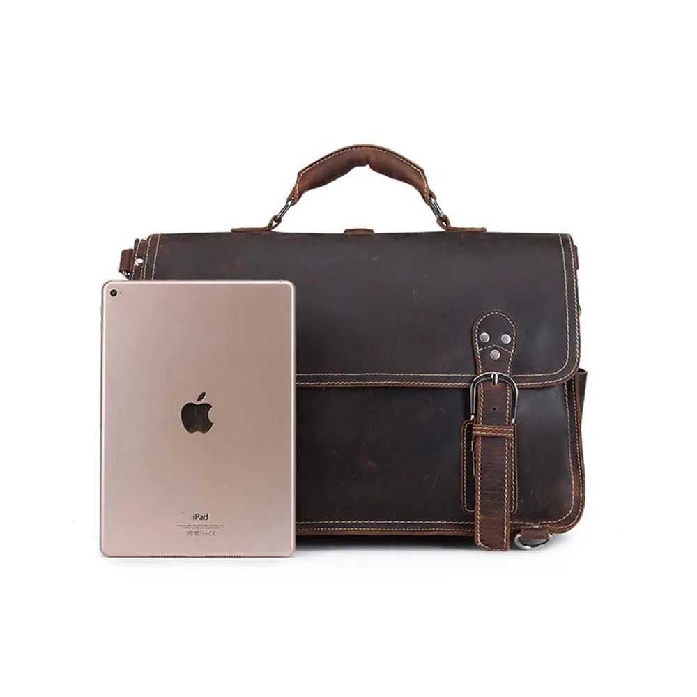 Сумка-мессенджер Lukegear Мужская из натуральной кожи | Багаж и сумки