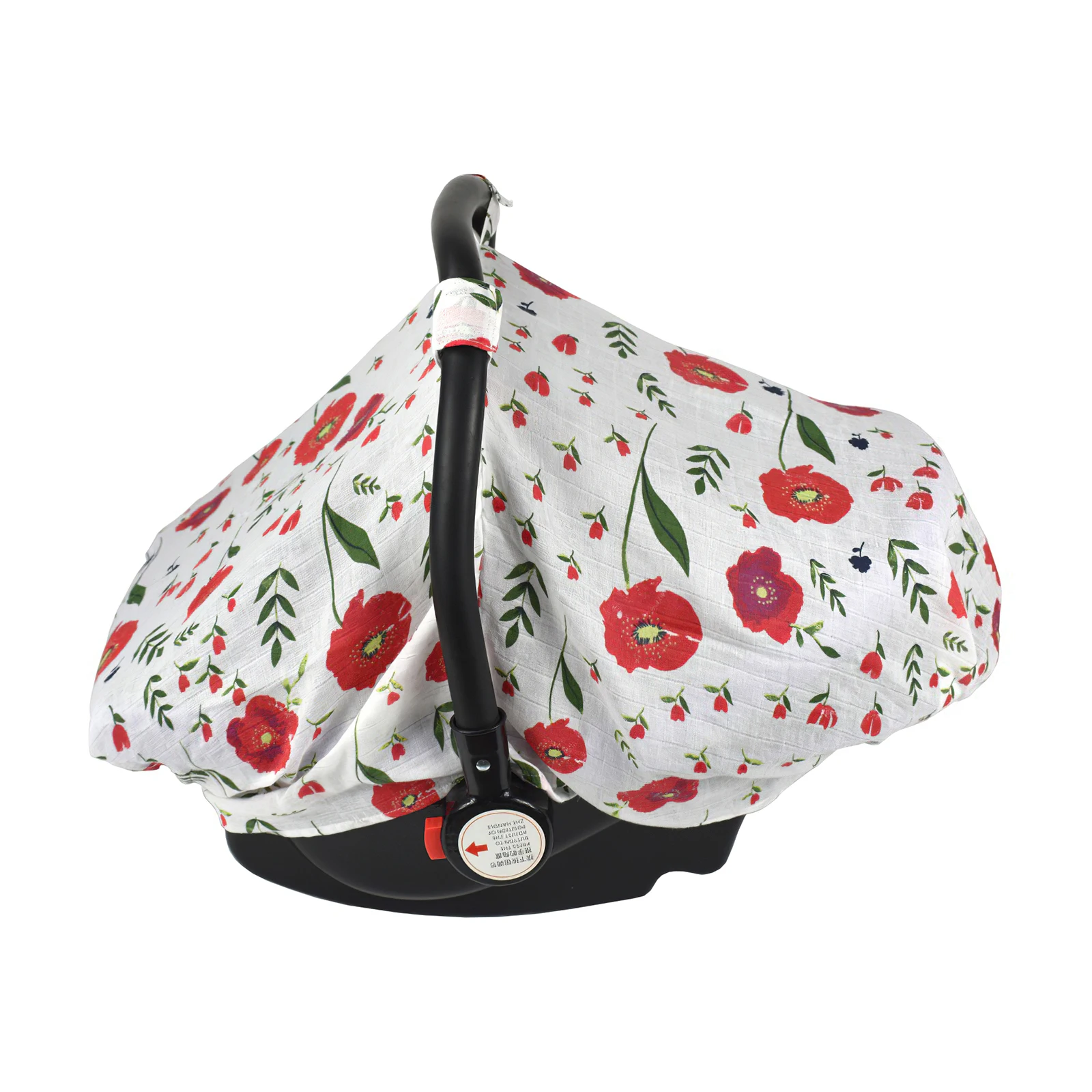 

Baby Carseat Canopy Nursing Cover Car Seat Canopy Infant Car Seat Canopy with Soft and Warm Fabric for Breastfeeding Moms