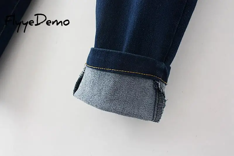 

Casual Women Spring Loose High Waist Casual Jeans Femme Pockets Solid Denim Plus Size 4XL Big Jeans Pants 2021 New Hot Sale