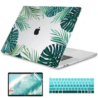 printed plastic case for macbook air 11 12 13 a2337 2021 pro 13 a2338 a2289 15 16 touch bar 2019 a2141 free screen film cover