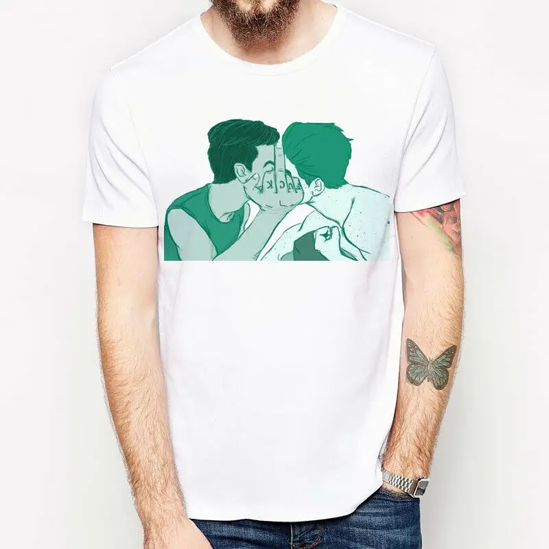 Мода 2019 Мужская футболка s тройник бесстыдная ТВ серия Frank Carl Fiona губ Gallaghers