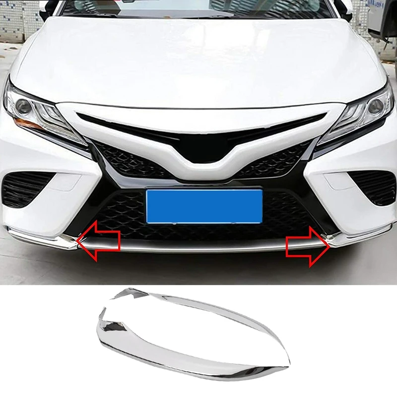 Car Front Bumper Side Lip Lower Protector Cover Trim Splitter Spoiler for Toyota Camry 2018 2019 2020 SE/XSE Accessories | Автомобили и