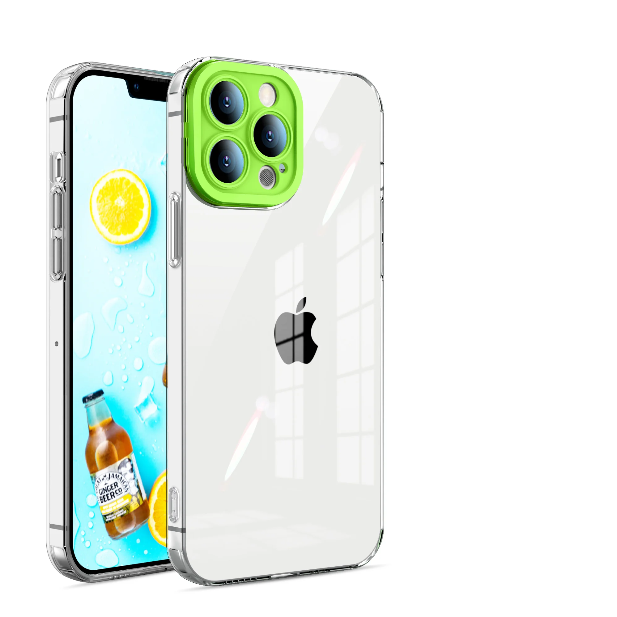 

Fashion Phone Case For iPhone 8 7 Plus 13 12 11 XR X Xs Pro Max SE 2020 Transparent Scratch Resistant Anti-fall TPU Back Cover