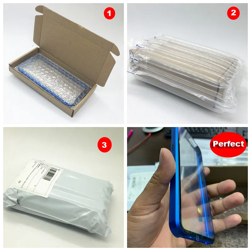 Double Tempered Glass Magnetic Phone Case for Xiaomi 6X 8 9 SE 9T A2 A3 Redmi Note 7 10 8A K20 CC9 Pro |