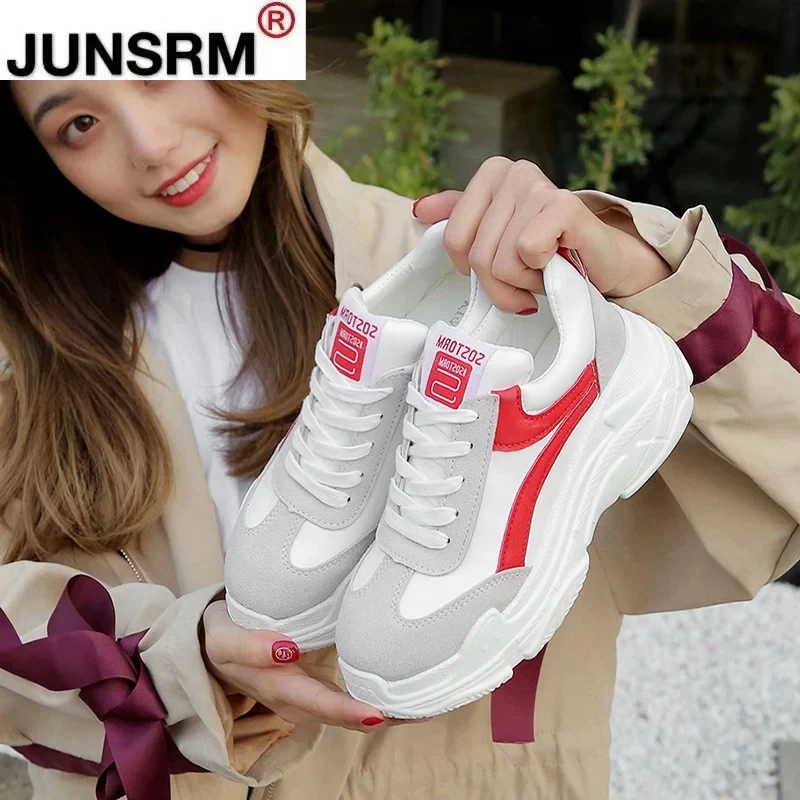 

Women Shoes New Fashion Sneaker Breathable Tenis Feminino Casual Shoes Women Platform Vulcanize Shoes Chunky Sneaker Whiteshoes