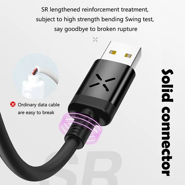 Тип C светодиодный Кабельное освещение флэш USB C кабель SR Синхронизация данных танцевальный кабель умный регулятор громкости поток света кабели быстрой зарядки