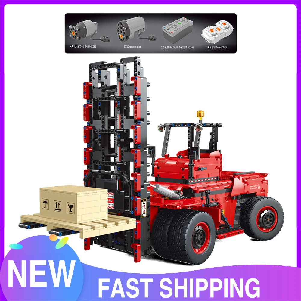 

2015Pcs Remote Control Technical Heavy Forklift Truck Assembly Building Blocks Bricks Toys for Children Birthday Gift