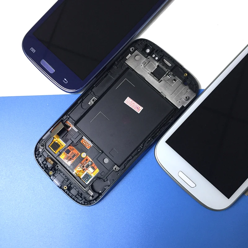 Совместимый с Samsung Galaxy S3 i9300 сенсорный экран дигитайзер домашней кнопкой детали в