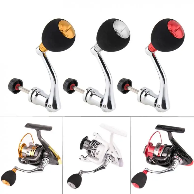 Спиннинговая Рыболовная катушка сменная ручка рокер полностью Металлическая с