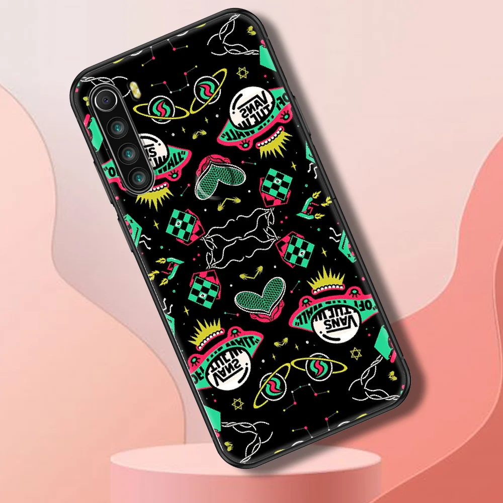 

Street Skateboard Brand vansing Phone case For Xiaomi Redmi Note 7 7A 8 8T 9 9A 9S 10 K30 Pro Ultra black painting cell cover