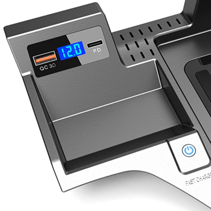 

15W car wireless charger for Nissan Sylphy 2020 2021 QI phone charger fast charging plate phone holder accessories for iPhone 8