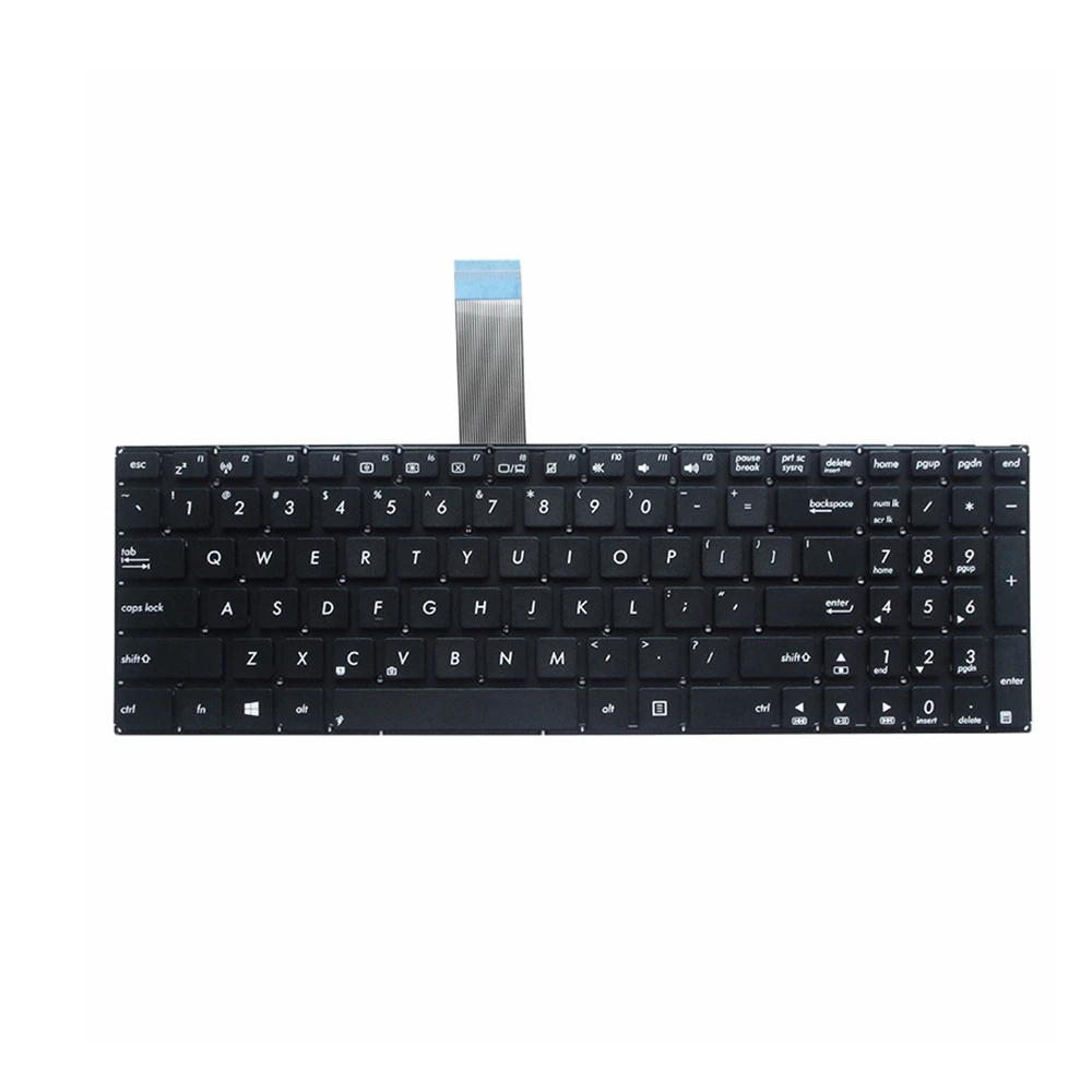 Фото Новая английская клавиатура для ASUS X550, X550C, X550CA, X550CC, X550CL, X550D, X550DP, клавиатура для ноутбука с американской раскладкой, черная, без рамки №2
