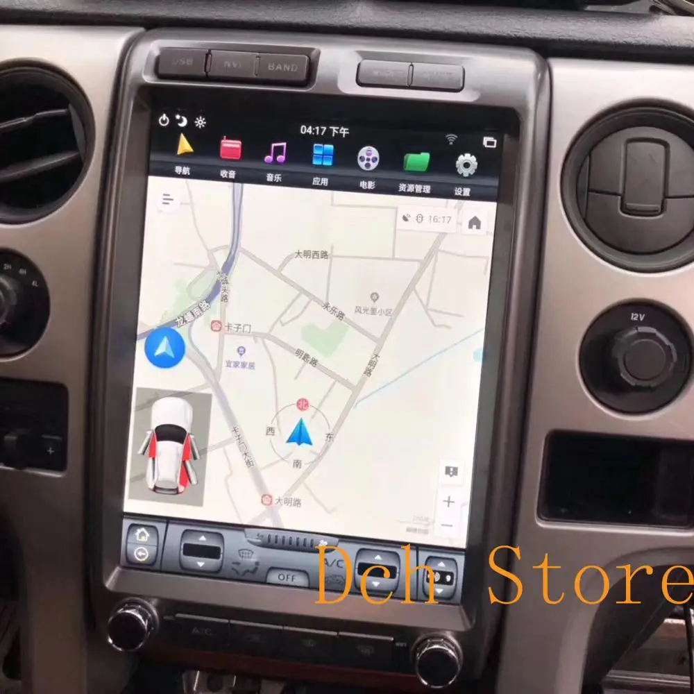 13 дюймов вертикальный tesla стиль Android 8,1 автомобильный dvd-плеер gps навигация радио для Ford F150 2009 2010 2011 2012 2013 стерео PX6 авто