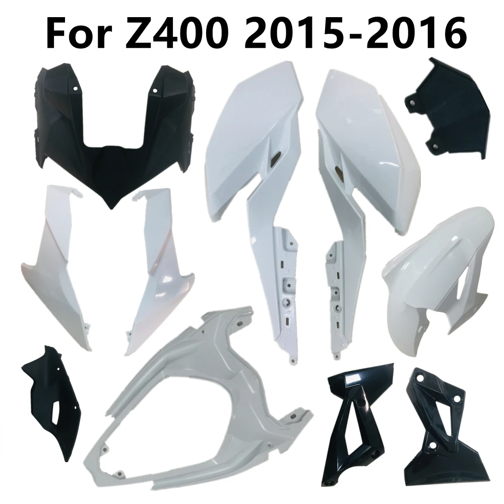 

Неокрашенные пластиковые детали, инъекционные компоненты для Z400 2015-2016 15-16, обтекатель кузова, капота, мотоциклетная упаковка, левая и правая